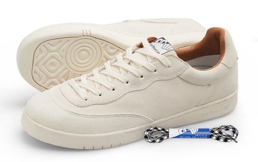 CM001 LO Suede (White/White)