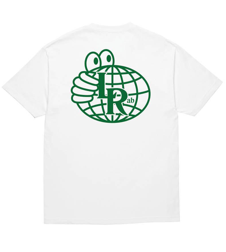 Atlas Monogram SS Tee (White/Kelly Green)