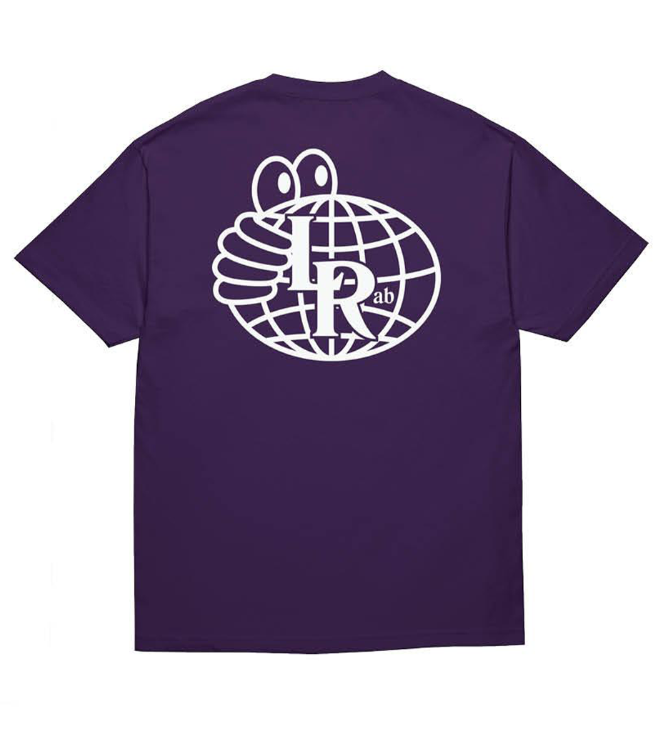 Atlas Monogram SS Tee (Hellotrope/White)
