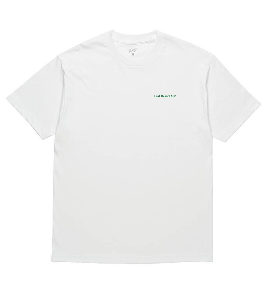 Atlas Monogram SS Tee (White/Kelly Green)