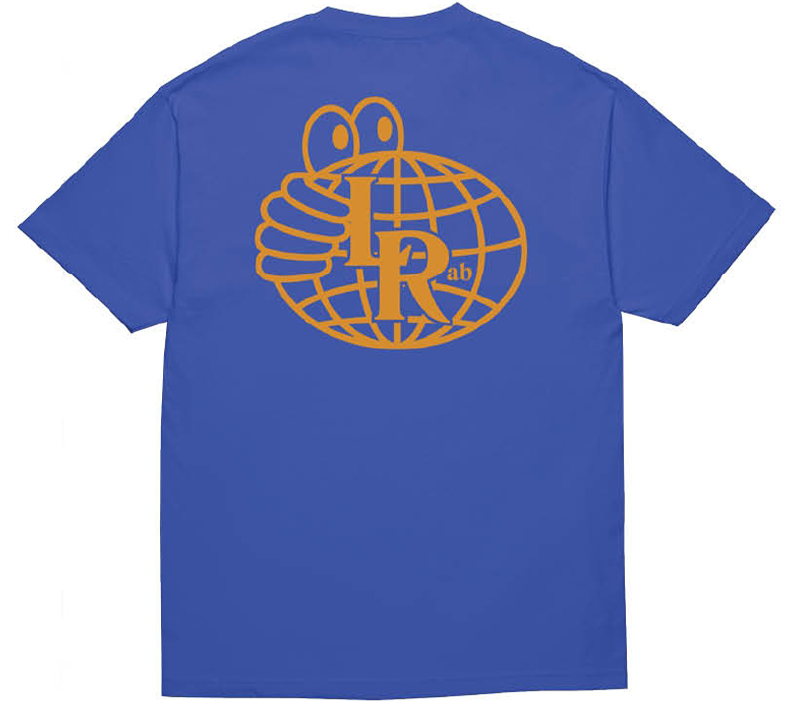 Atlas Monogram Tee (Royal Blue/Sunset Orange)