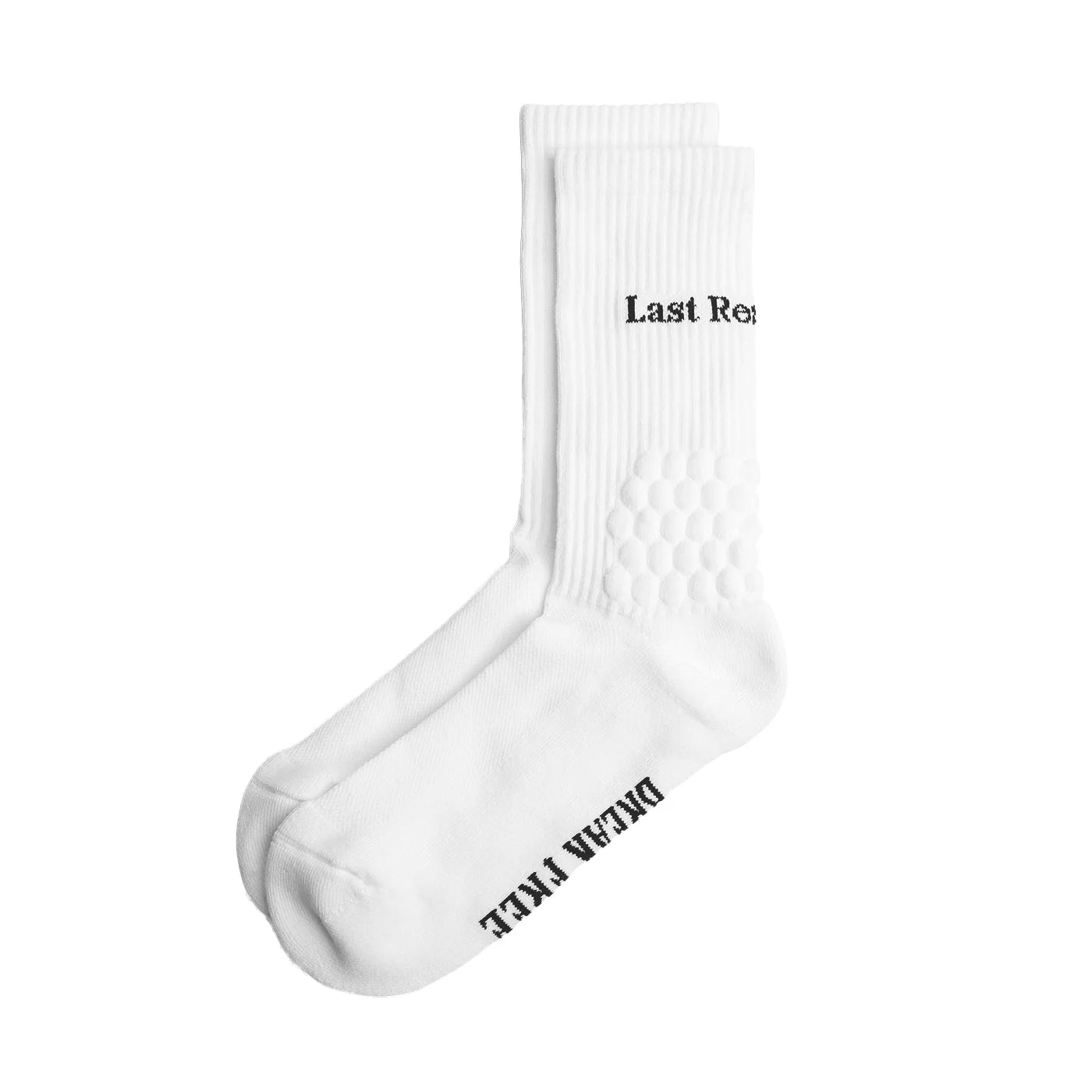 Right Angle Bubble Socks (White)