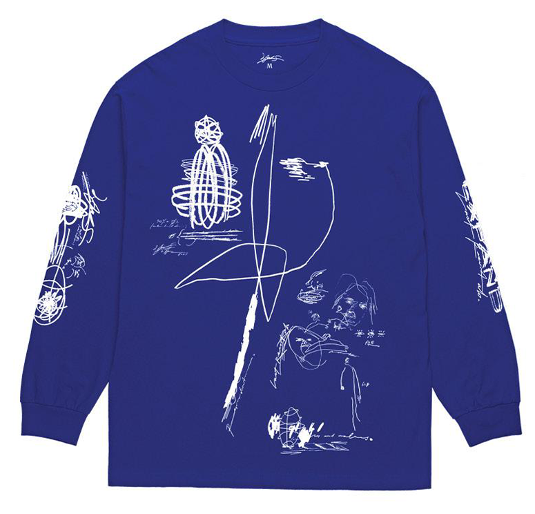 Expando LS Tee (Klein Blue/White)