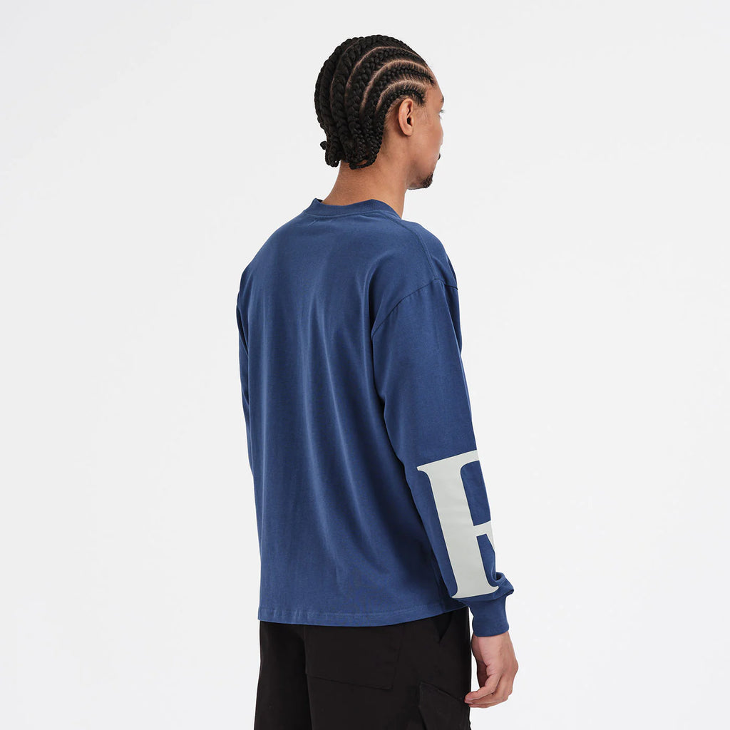 LR LS Tee - Mid Blue