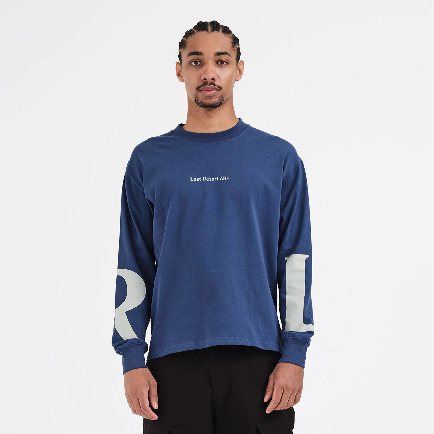 LR LS Tee - Mid Blue