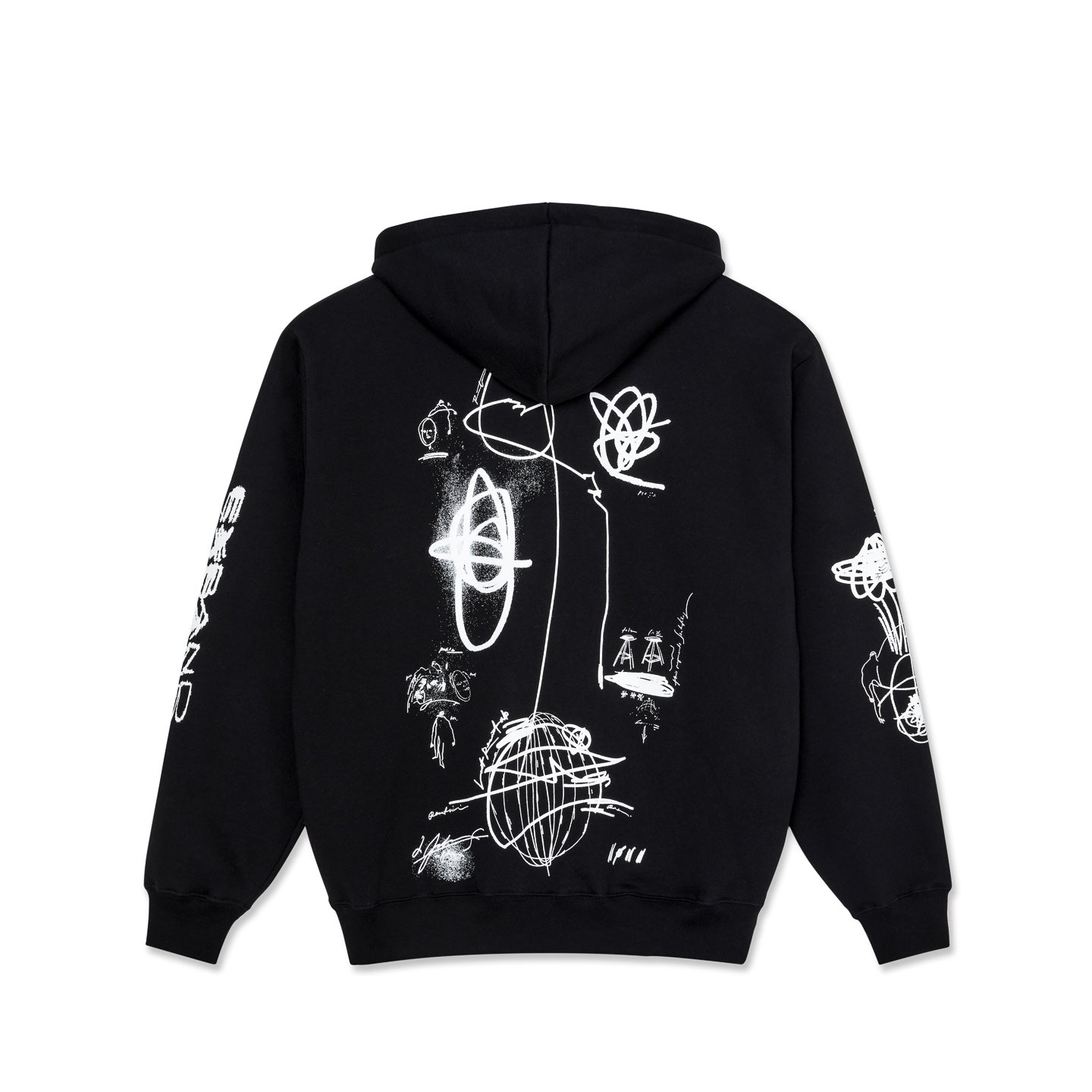 Expando Hoodie (Black/White)