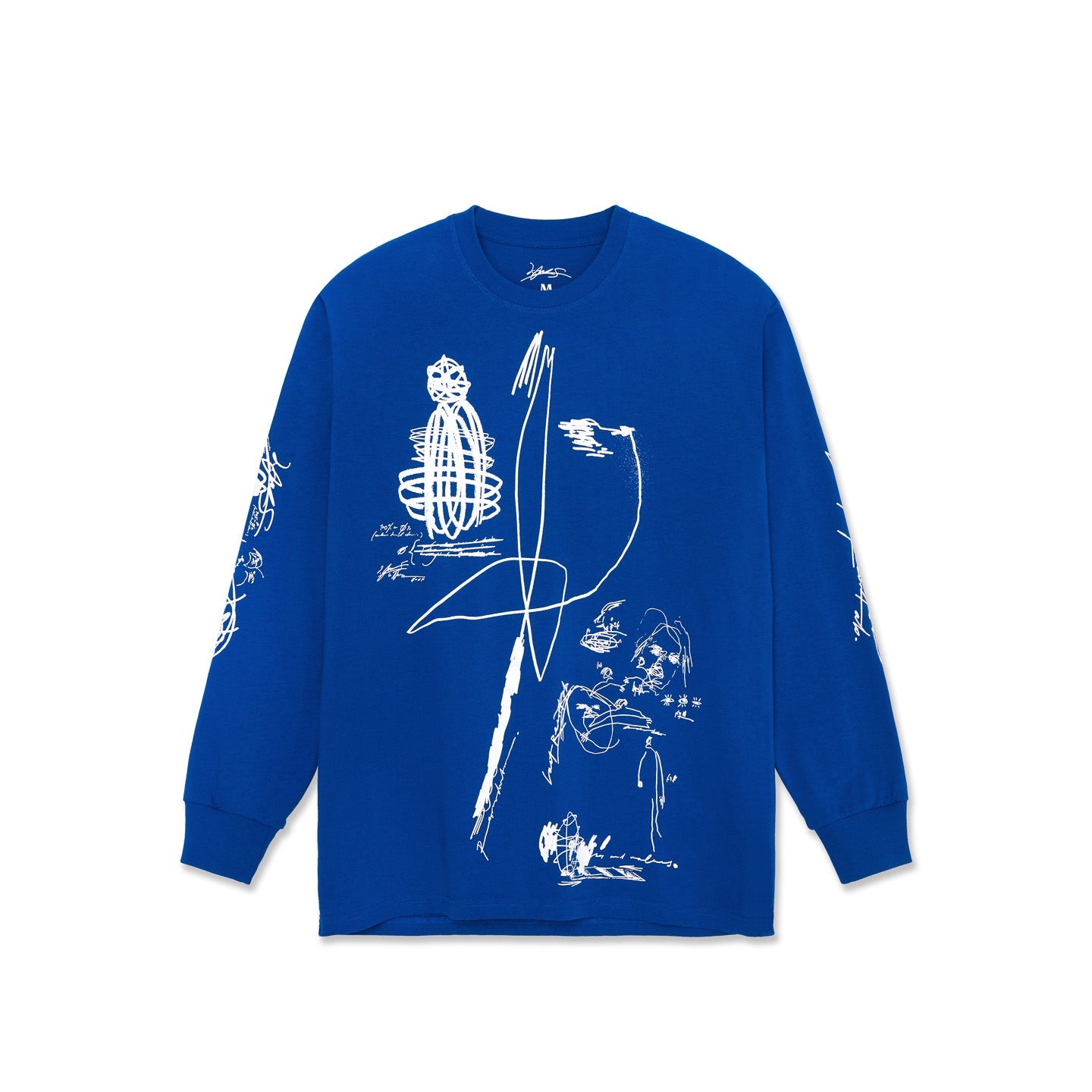 Expando LS Tee (Klein Blue/White)