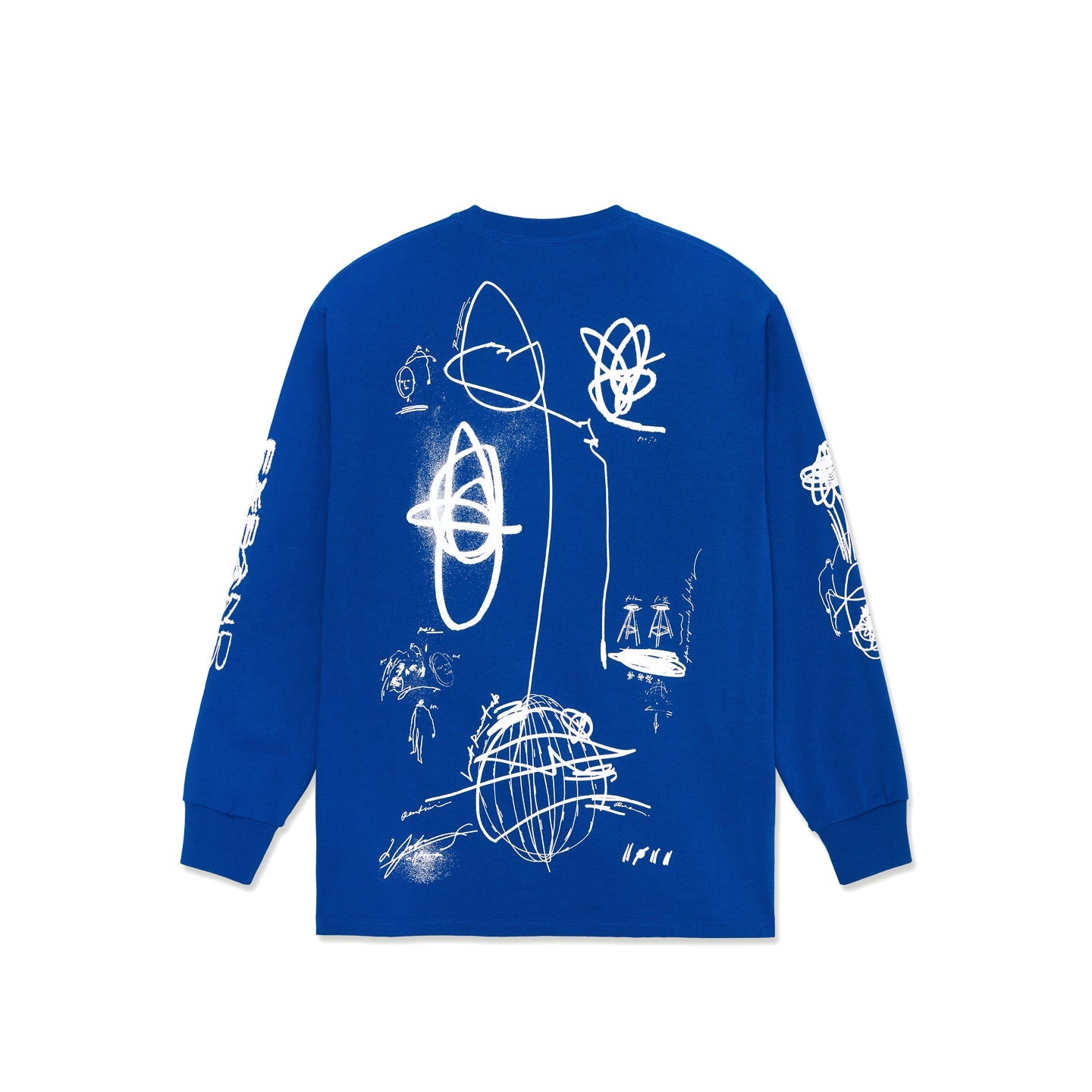 Expando LS Tee (Klein Blue/White)