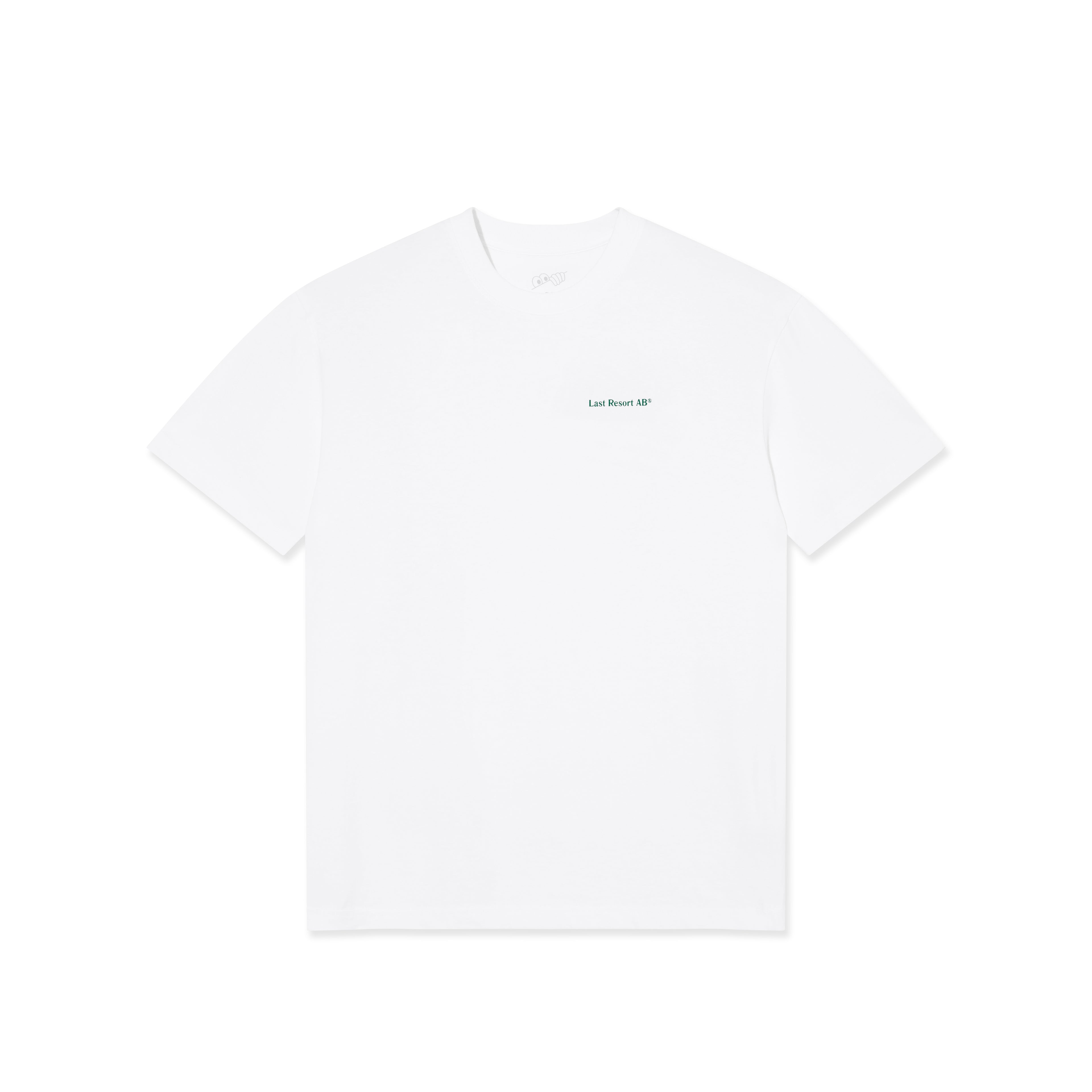 Atlas Monogram SS Tee (White/Kelly Green)