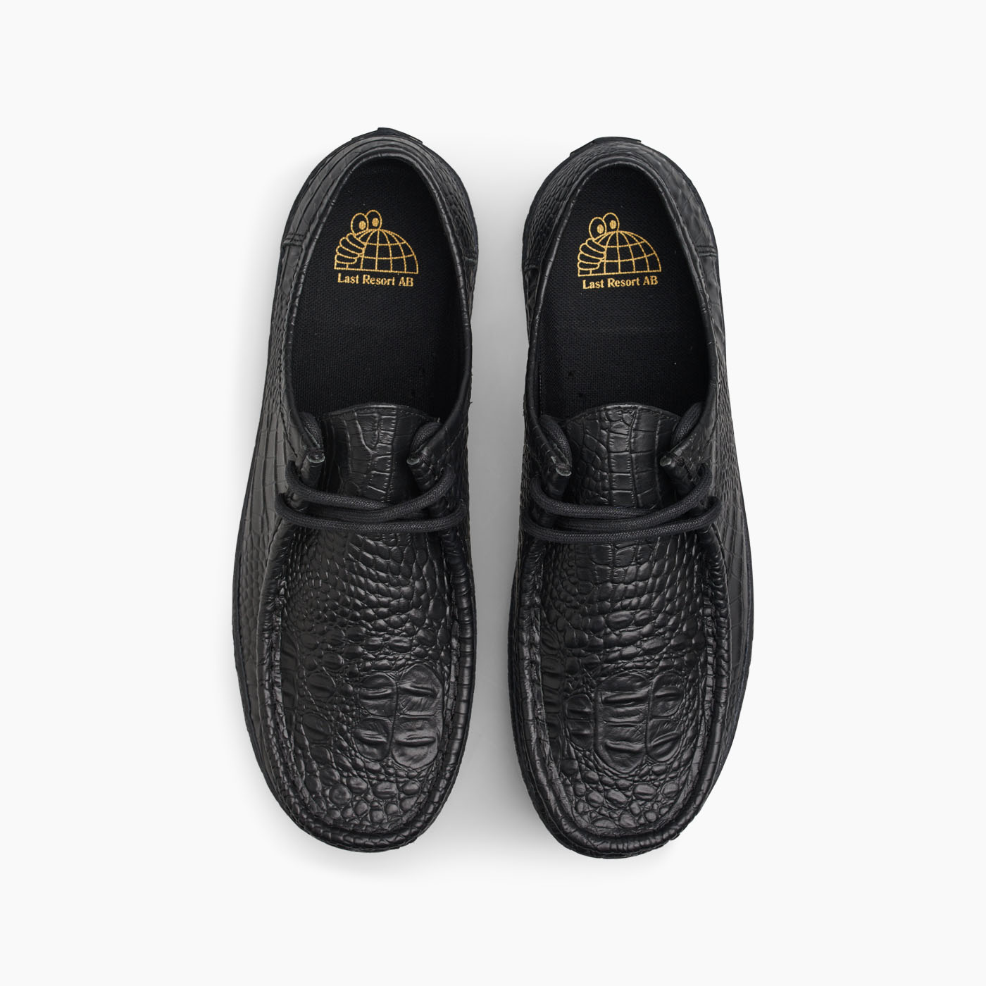 VM006 Moc Leather (Croc Black/Black)