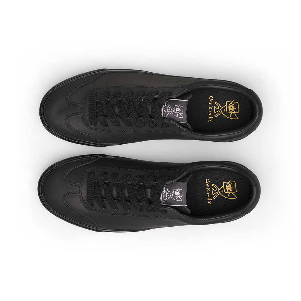 VM004 Milic Leather (Worn Black/Black)