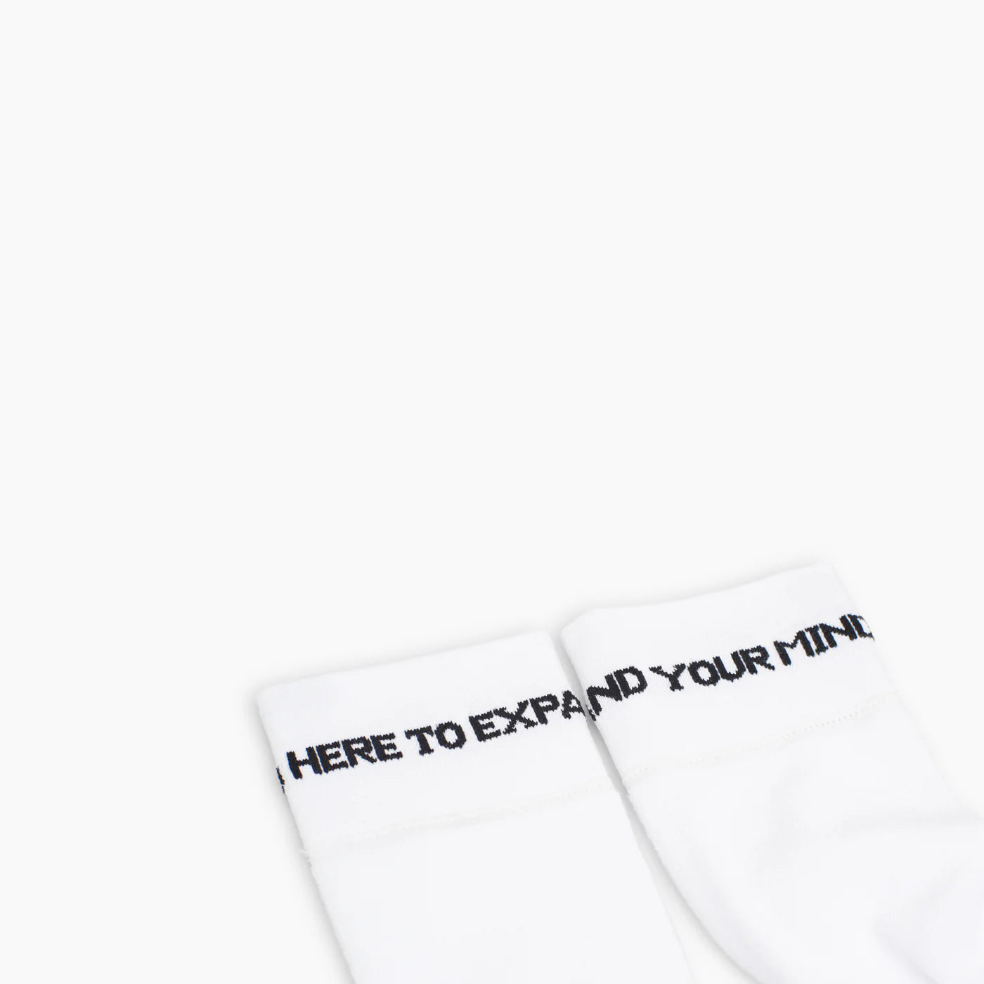 Reverse Terry Sock (White)