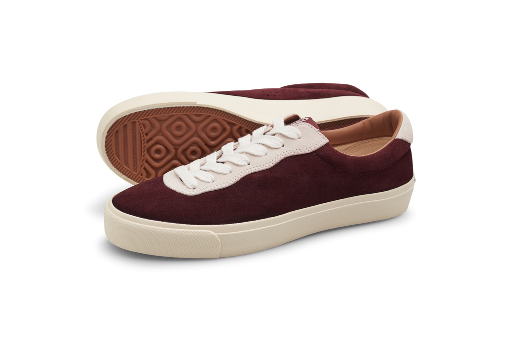 VM001 LO Suede - Brick Red/Off White/White