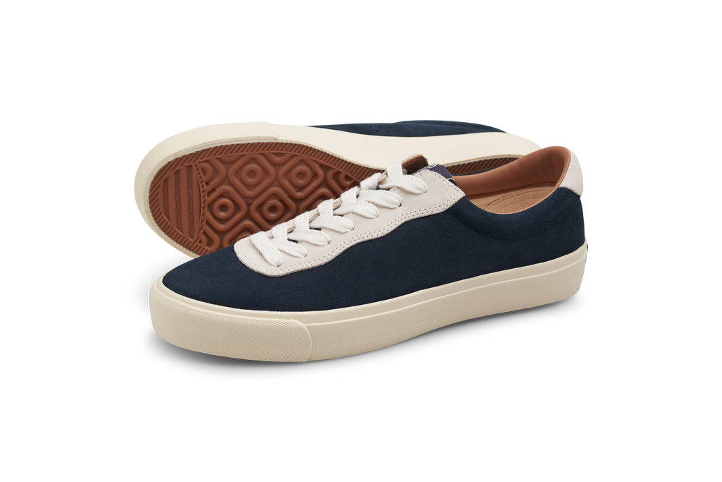 VM001 LO Suede - Steel Blue/Off White/White
