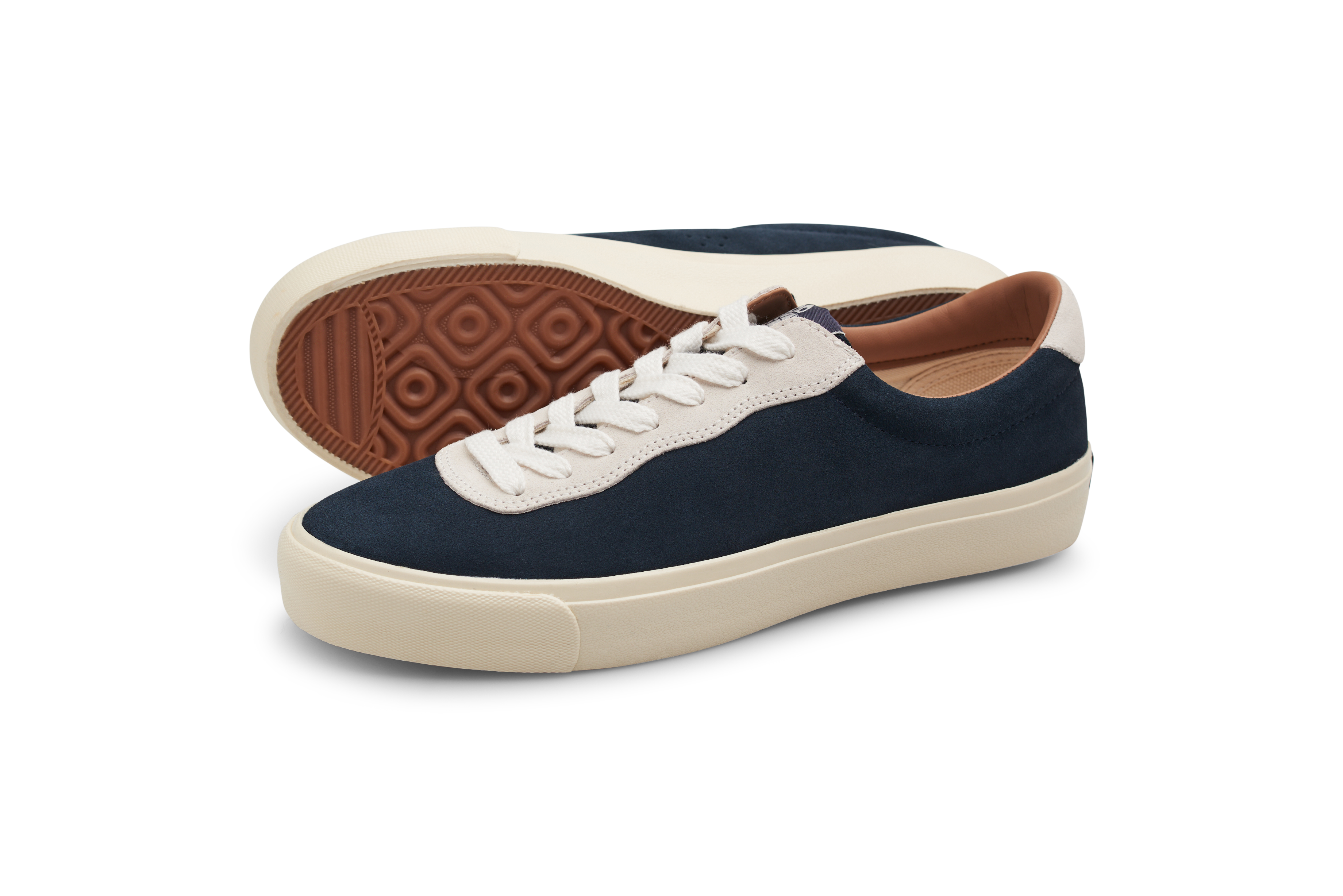 VM001 LO Suede - Steel Blue/Off White/White