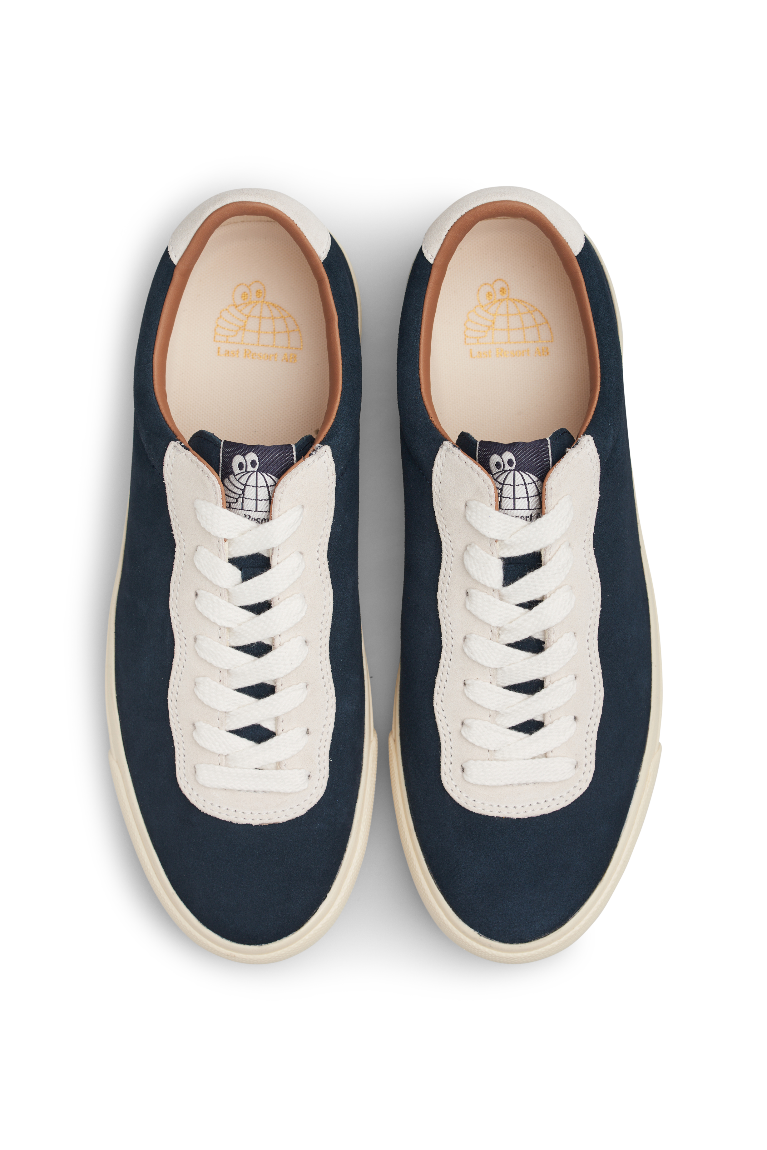 VM001 LO Suede - Steel Blue/Off White/White