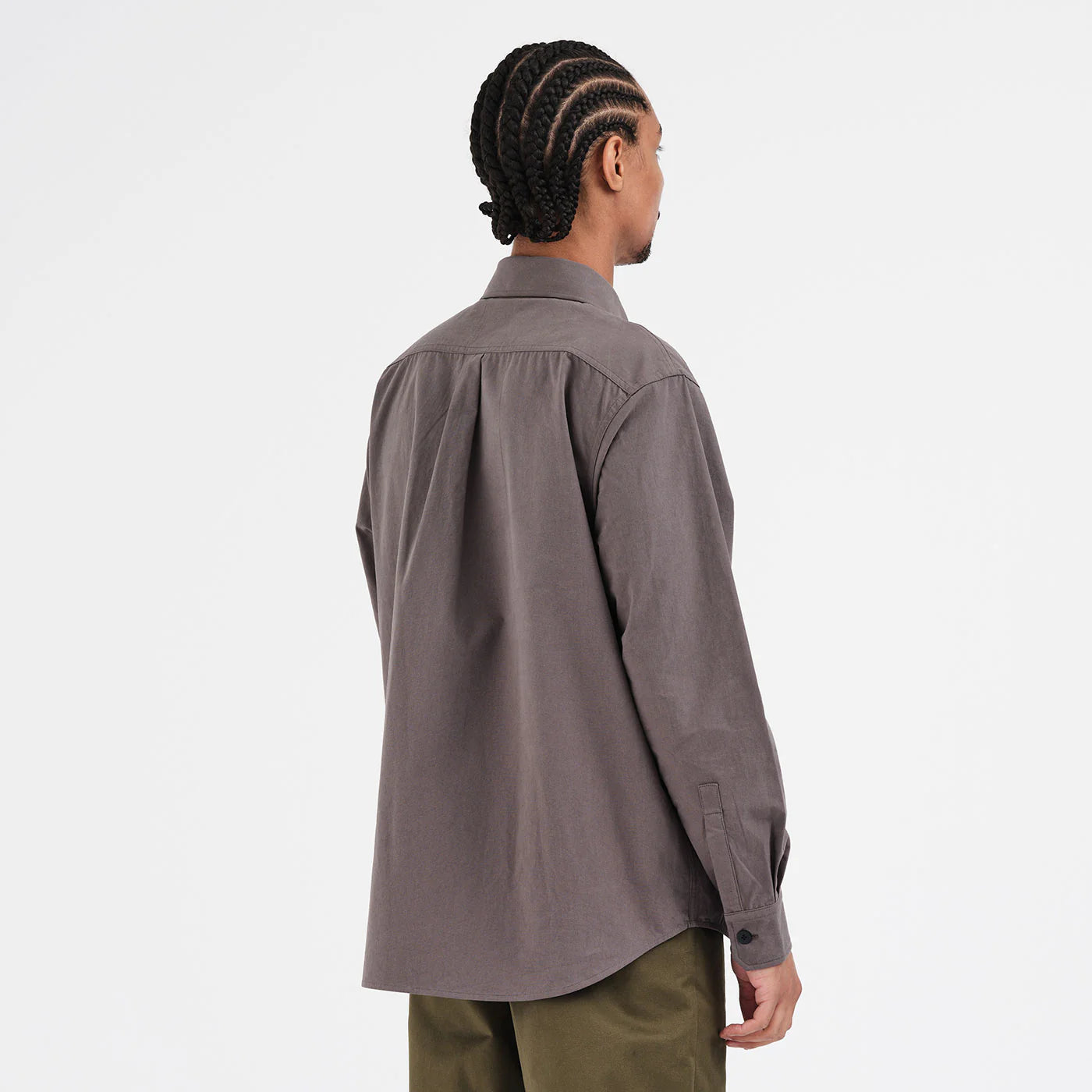 OG Canvas LS Shirt - Steel Grey