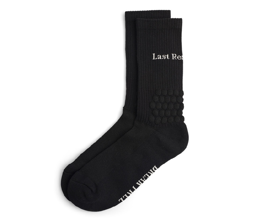 Right Angle Bubble Socks (Black)