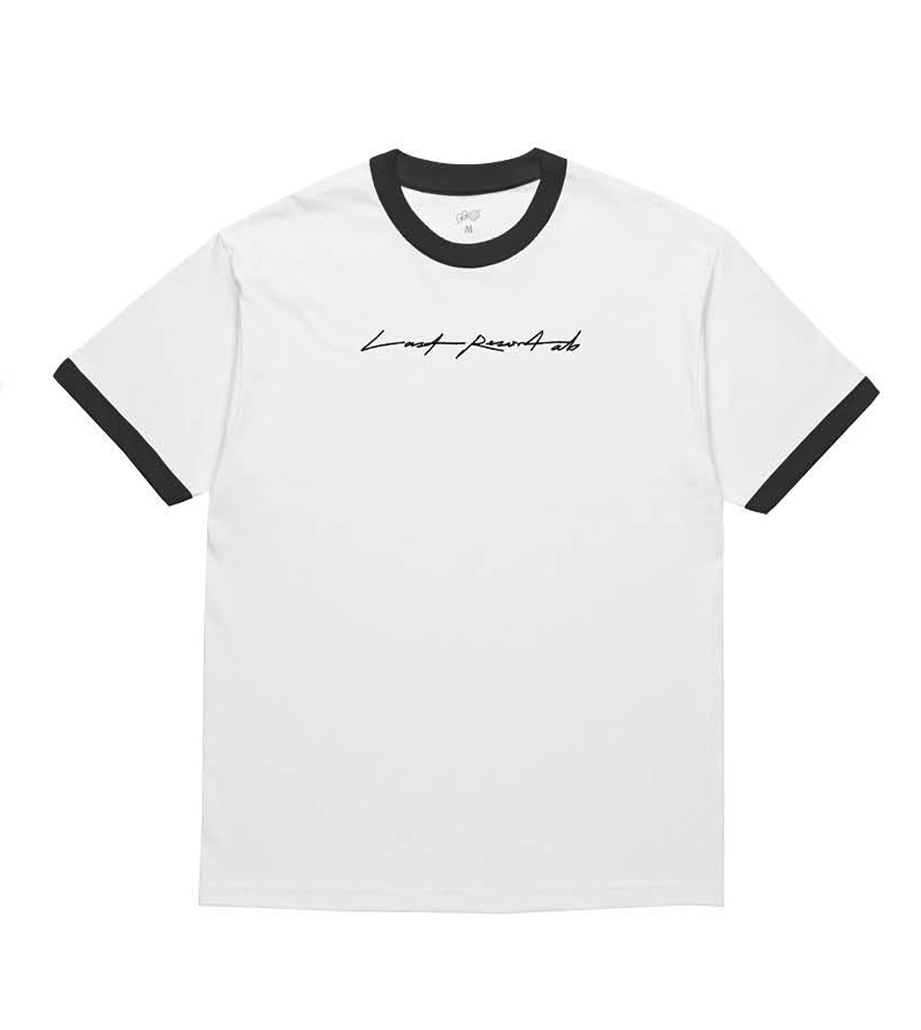 Signature Ringer SS Tee (White/Black)
